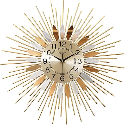 Best Metal Sunburst Wall Clocks