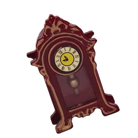 Simulation Desk Clock Mini Retro Table Decor Vintage Clocks House Accessory Wooden Adornment