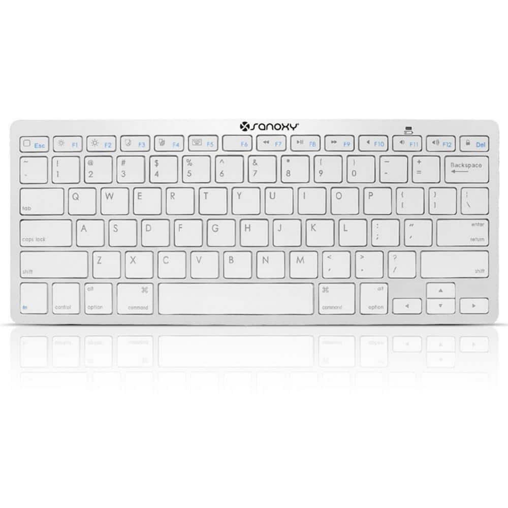 Slim Cordless WiFi BT Keyboard for iOS, Android, Windows and Mac
