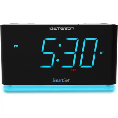 Smartset Alarm Clock Radio With Bluetooth Speaker With Usb Port For Iphone/Ipad/Ipo[751]