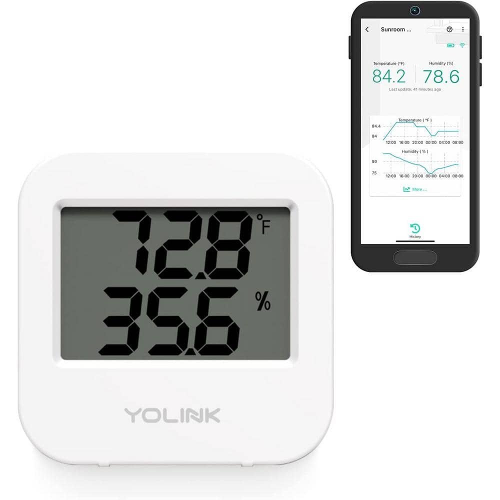Smart Temperature Humidity Sensor Works w/Alexa IFTTT, 1/4 Mile Super Long Range...