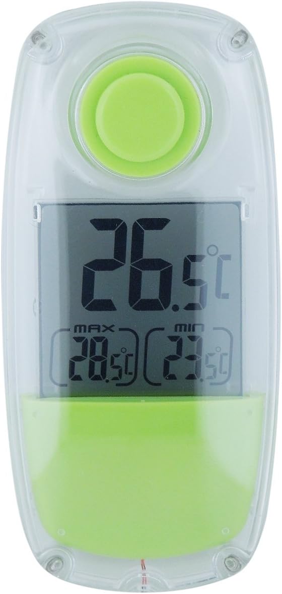 Solar Powered Waterproof Window Thermometer for Indoors or Outdoors