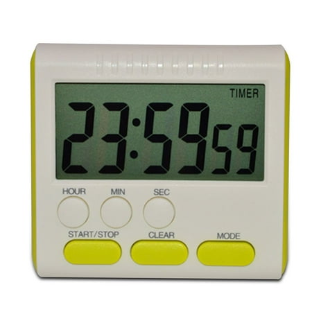 Sonceds Digital Time Magnetic Large LCD Digital Kitchen Timer Alarm Count Up&Down Clock 24 Hours