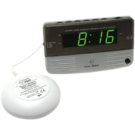 Sonic Alert SB200SS Boom Travel Alarm Clock with Super Shaker