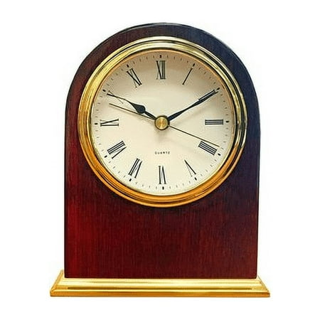 Sonnet Pick Up Analog Clock with Light - Rosewood T-350R