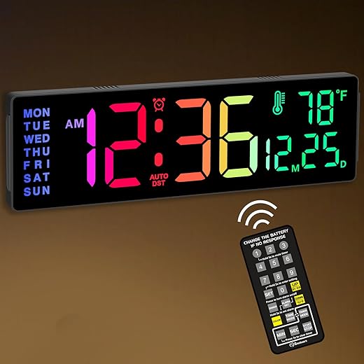 Best Large Display Wall Alarm Clocks