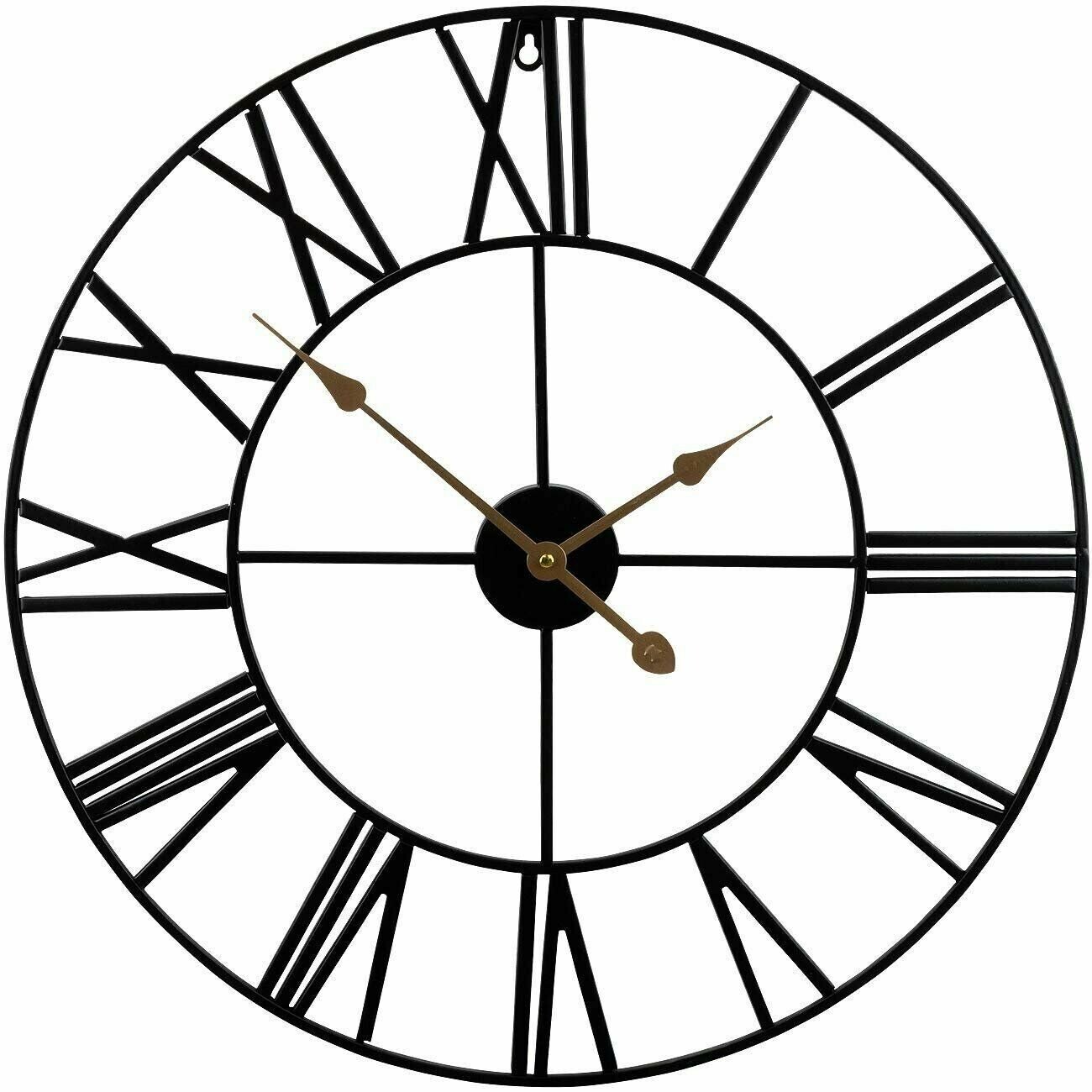 Sorbus Wall Clock 24” Round Oversized Centurion Roman Numeral Style Home Clock