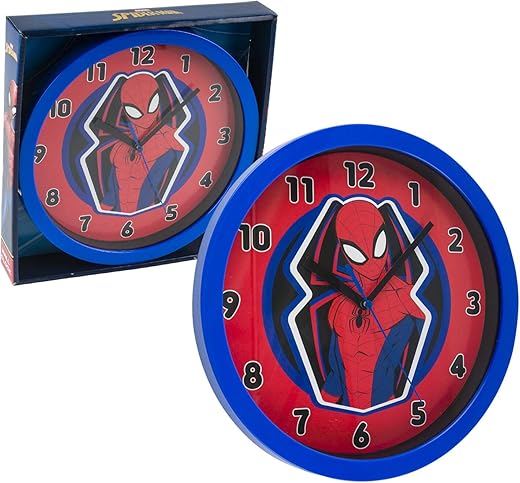 Spiderman Fullbody Frame 9.5 inches Wall Clock Office Home Wall Decor