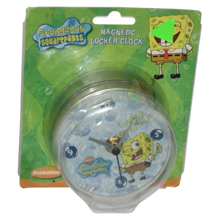 Spongebob Squarepants (2002) Starpoint Lookin Good Pal Magnetic Locker Clock - (Damaged Packaging)