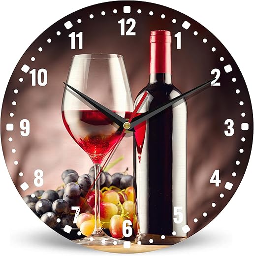 Best Wine Grapes Wall Clocks