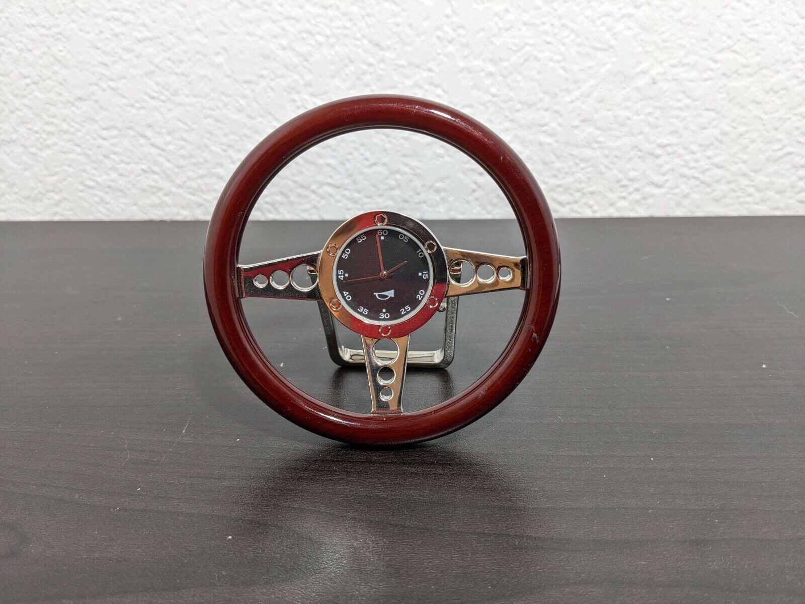 Steering Wheel Desk Clock Novelty Case China Singapore Movt