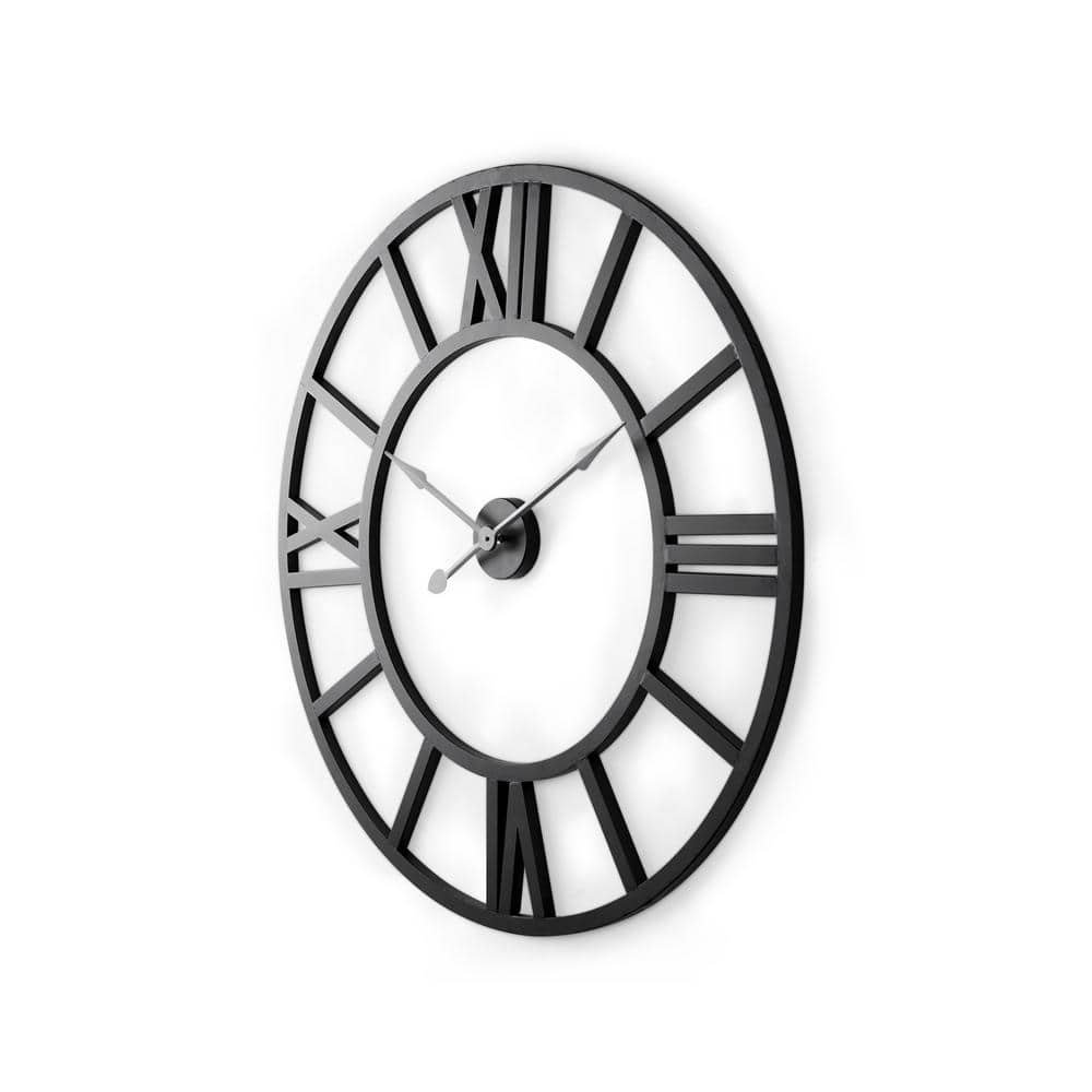 Stoke 30.0 L x 1.6 W x 30.0 H Black Iron Round...