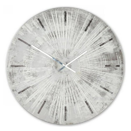 Style Craft Mina - Metal and Wood Wall Clock