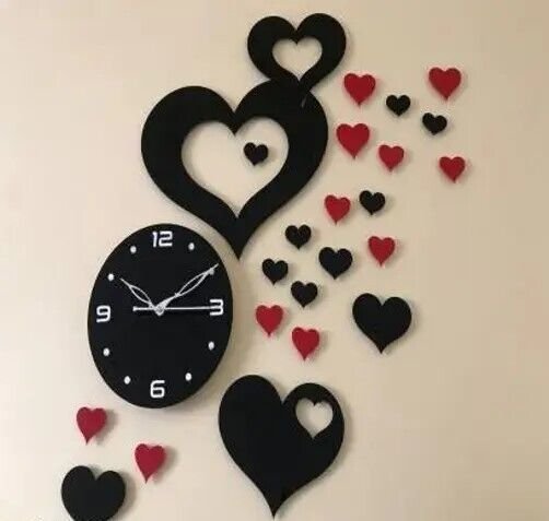 Stylish Designer Wall Clock - Single Piece - Modern Home Decor Timepiece