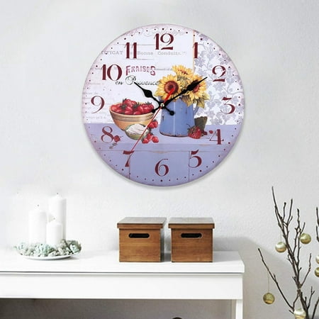 sunrise alarm clock for bathroom clock for bedroom 30cm Retro Style Sunflower Wall Clock Home Living Room Bedroom Decoration alarm clocks for bathroom clock radio