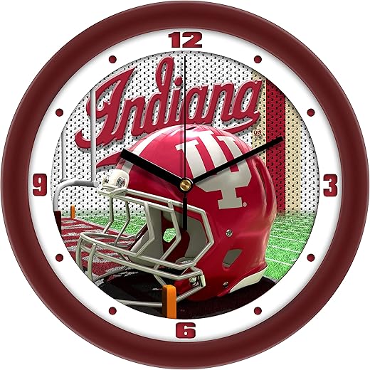 SunTime Indiana Hoosiers - Football Helmet Wall Clock