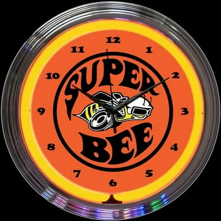 Super Bee Neon Clock