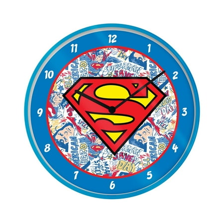 Superman Logo Wall Clock