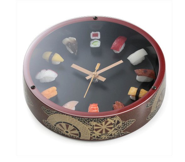 Sushi Clock Japan food sample craftsman nigiri-sushi