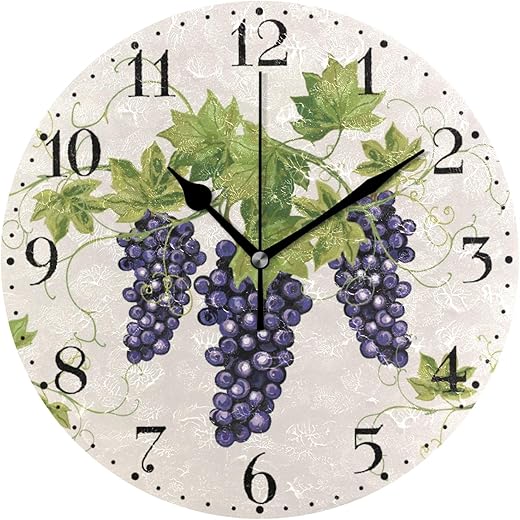 Best Grape Vine Tabletop Clocks