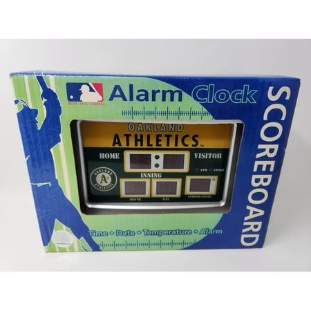 Team Sports Alarm Clock Desk Scoreboard Temperature Oakland