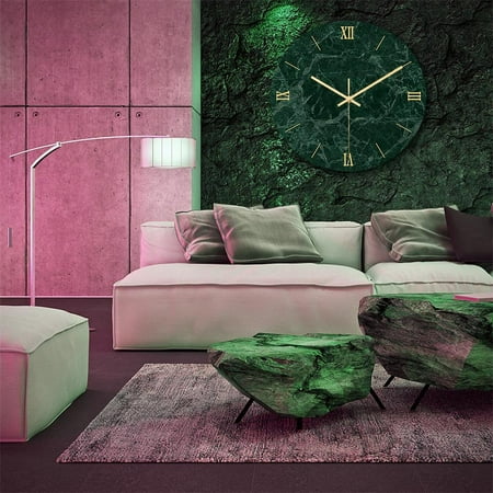 Teissuly Wall Clock Minimalism Modern Style Mute