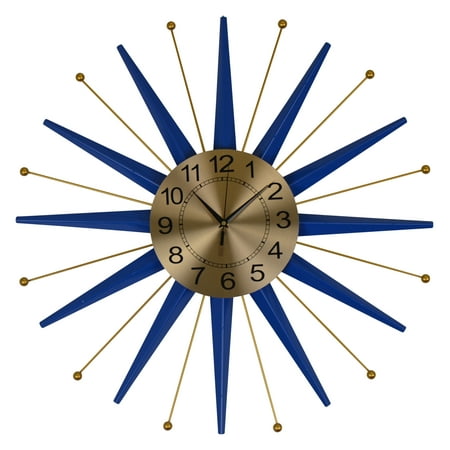 Three Star 27 in. Star Shaped Wall Clock