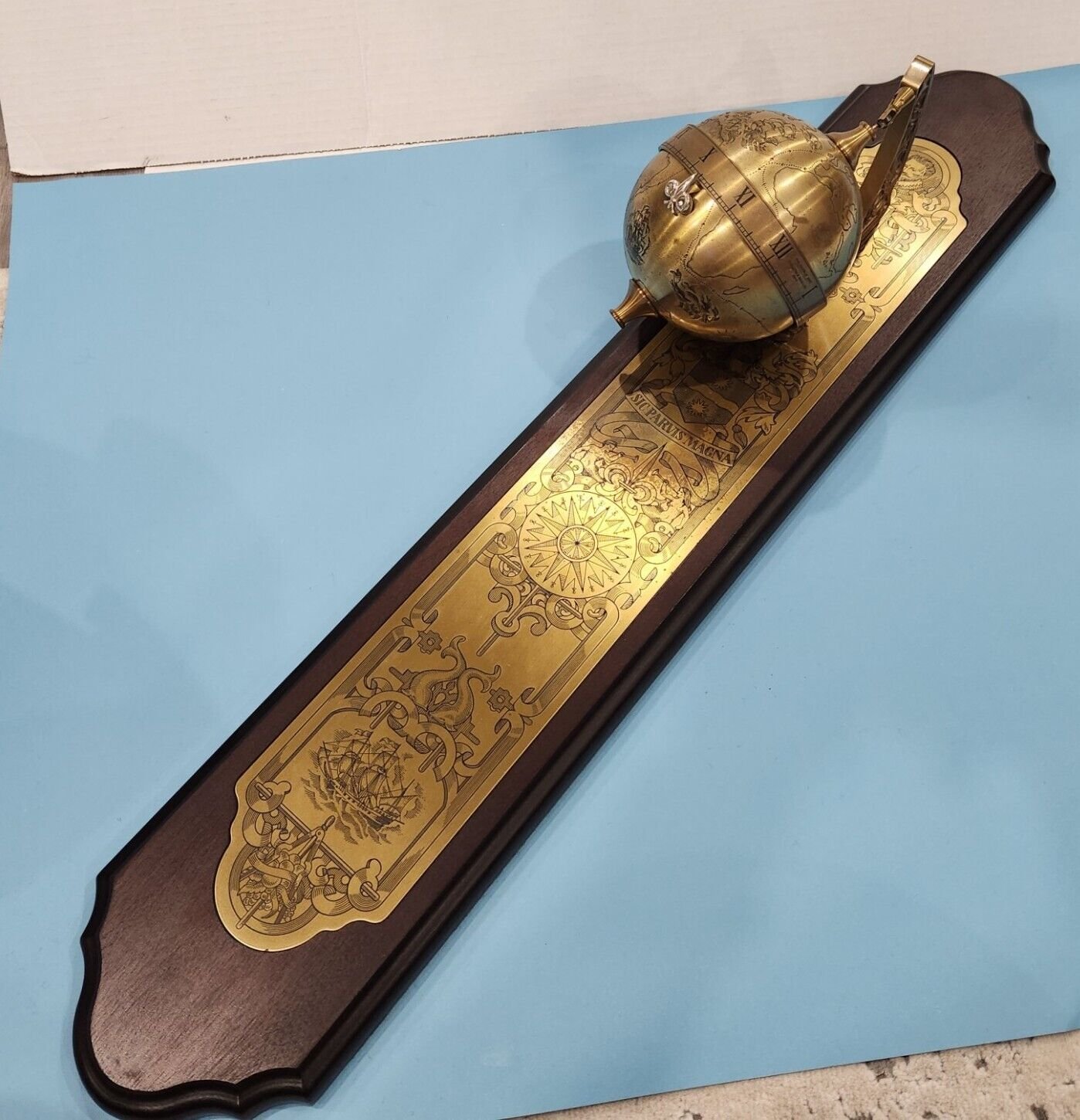Thwaites & Reed Franklin Mint SIR FRANCIS DRAKE FALLING BALL GRAVITY CLOCK
