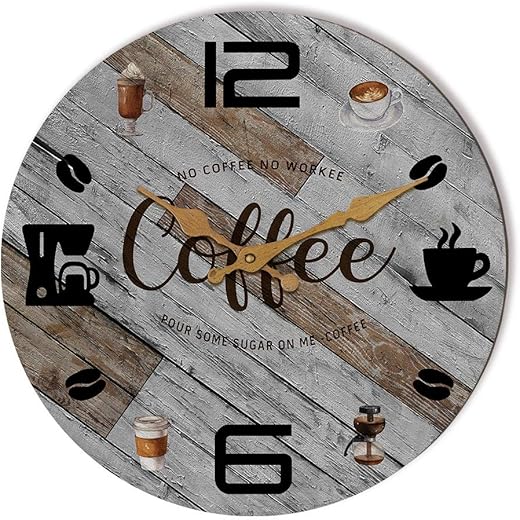 Best Hot Coffee Decorative Wall Clocks