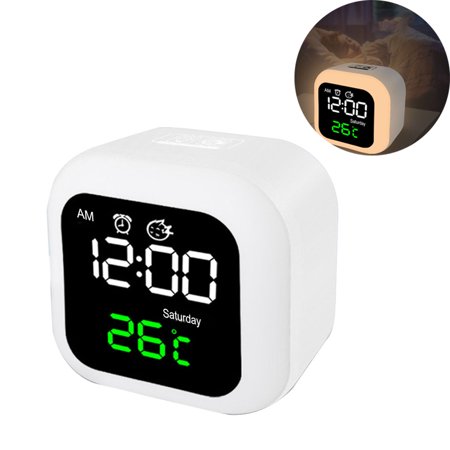 TINYSOME Digital Alarm Clock for Living Room Alarm Clock Snooze Small Travel Clocks