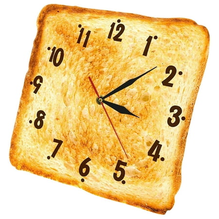 Toast Design Wall Clock Toast Design Wall Clock Modern Wall Clock Bakery Wall Hanging Clock Restaurant Clock