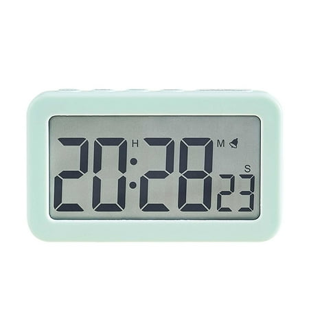 Tongina Digital Clock, Count Timer ,Snooze, 12/24H Display Large Display Desktop Table Clocks Desk Clocks for Office Beside Green