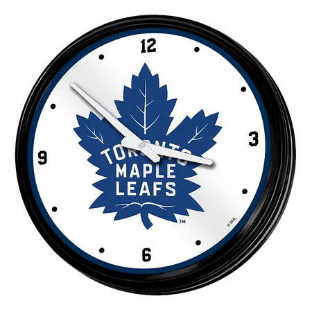 Toronto Maple Leaf: Retro Lighted Wall Clock