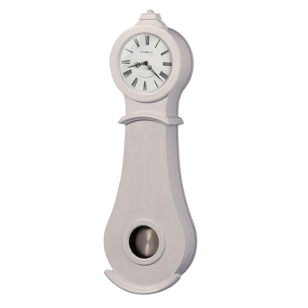 Torrence White Wall Clock