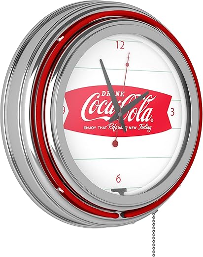 Trademark Coca Cola Refreshing Feeling 14-Inch Diameter Neon Clock