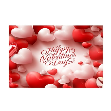 TWCTUWEN New Valentine Day Decoration Hanging Cloth Party Holiday Photo Background Cloth Proposal Anniversary Layout Scene Background Cloth Flags for Room Guys Flags for Room Flags 3x5 Outdoor Flags