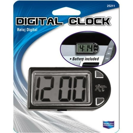 Unique Accessories 25211 Onyx Digital Clock