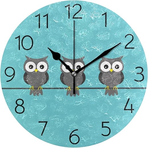 Best Creative Owl Wall Clocks