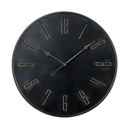 Tripar Urban Bronze Metal Wall Clock