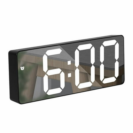 USYFAKGH Calendar Clock - Alarm Options,Extra Large Impaired Vision Digital Clock with Non-Abbreviated Day & Month Alarm Clock