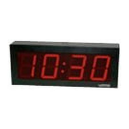 Valcom VIP-D425A - Clock - rectangular - electronic - wall mountable - 10.67 in x 4.88 in