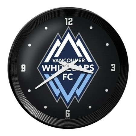 Vancouver Whitecaps FC 15 Ribbed Frame Wall Clock