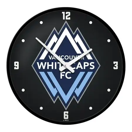 Vancouver Whitecaps FC 17.5 Modern Disc Wall Clock