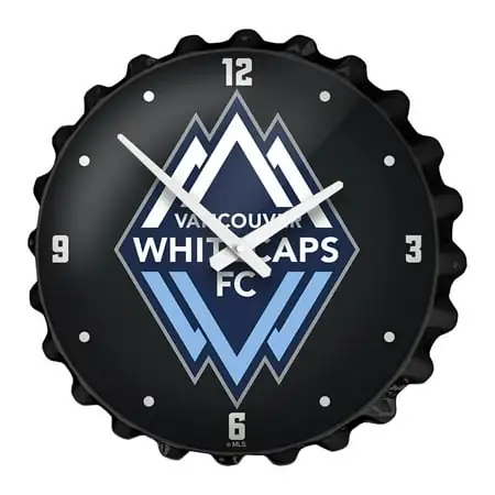 Vancouver Whitecaps FC 18.5 Bottle Cap Wall Clock