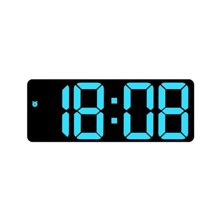 VERMON Digital Alarm Clock Large Screen Snooze Function Easy-to-Read Multifunctional Desktop LED Alarm Clock Office Supplies