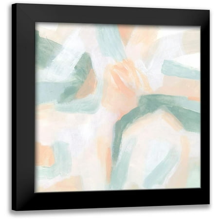 Vess, June Erica 12x12 Black Modern Framed Museum Art Print Titled - Liquid Segment I