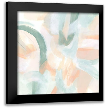 Vess, June Erica 20x20 Black Modern Framed Museum Art Print Titled - Liquid Segment II