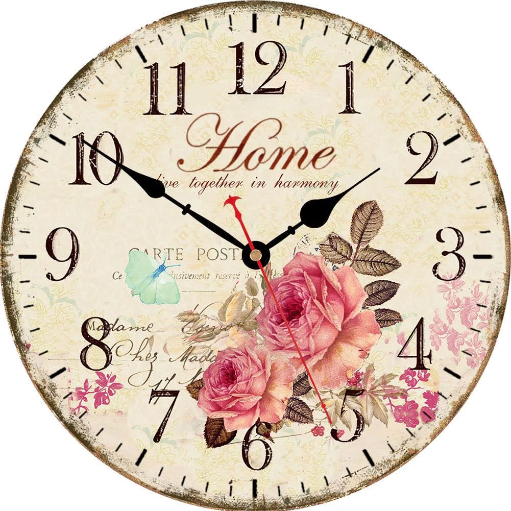 Best Round Flower Wall Clocks