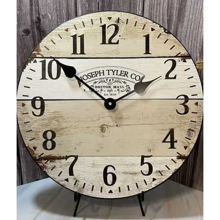 Vintage Barnwood Hanging Wall Clock | Ultra Quiet Quartz Mechanism | Comes in 8 Size