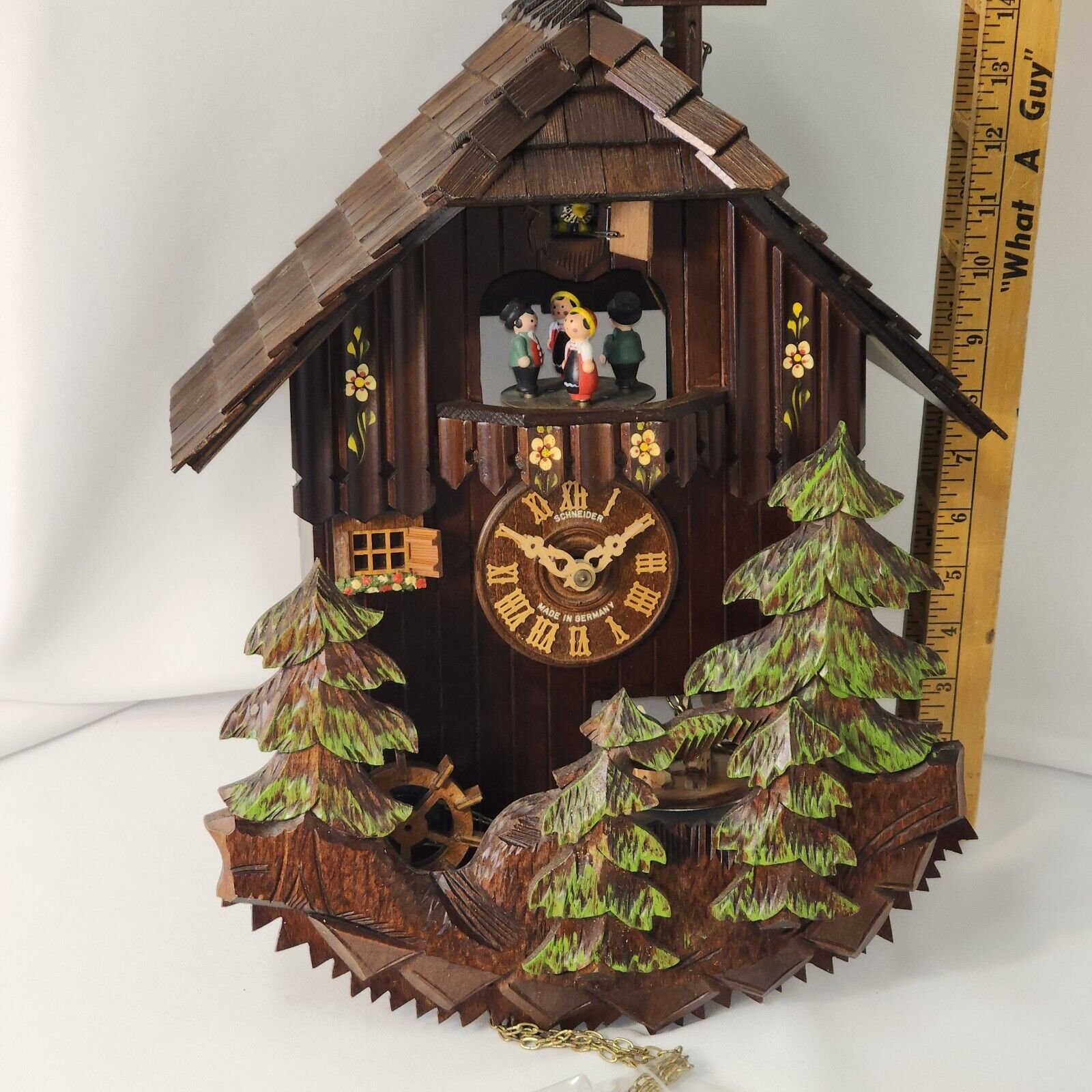 Vintage Black Forest Cuckoo Clock Schneider - Made in Germany